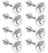 Packs of 8 Universal Aluminum Vehicle Hood Pins-Quick Release Lock Latch Bumper-License Plate Loc...