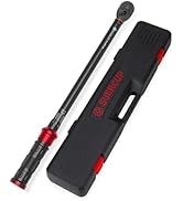 SUERCUP 1/2-Inch Click Torque Wrench- 40-320FT.LB/54.2-433.6Nm Dual-Direction Adjustable 72 Tooth...