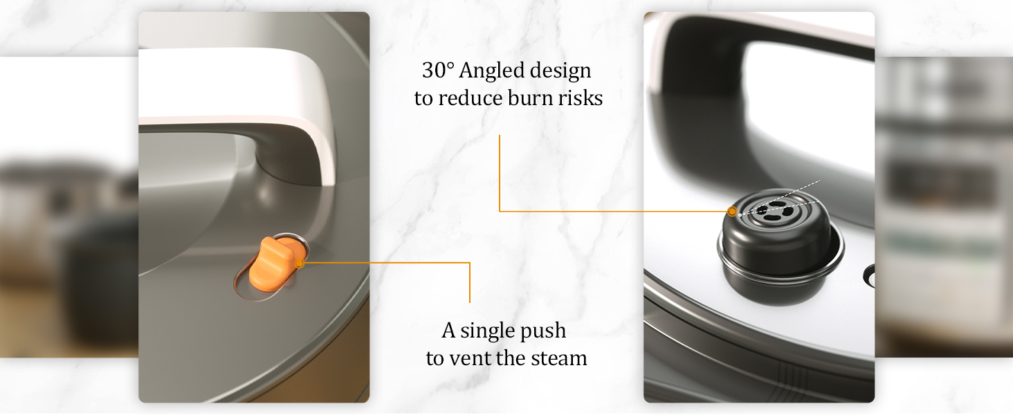 Multiple considerate features ensure you safe and hassle free cooking