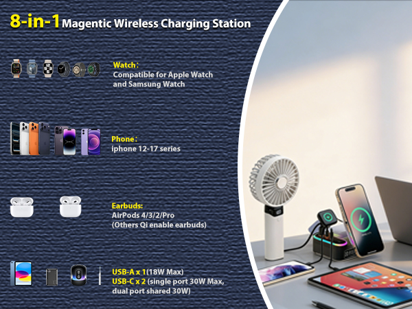 8 in 1 charging station