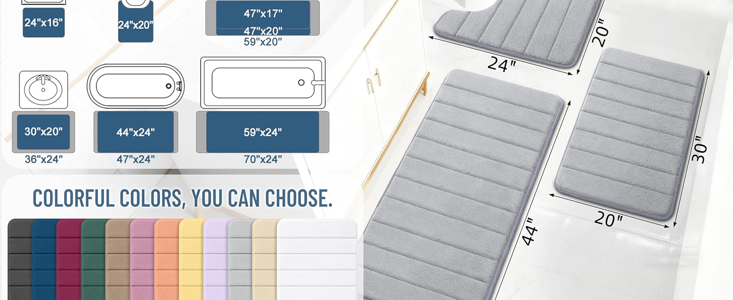 Memory Foam Bath Mat