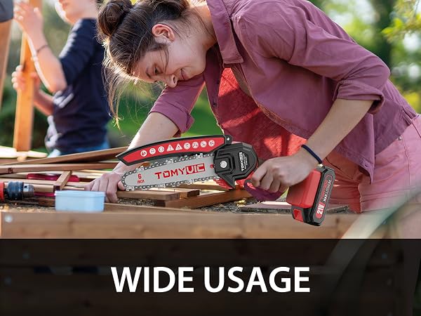 mini chainsaw 6 inch cordless