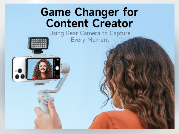 SYNCO M4 phone vlog mirror screen