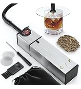 Cocktail Smoker Kit - Indoor Drink &amp; Food Infuser with Wood Chips | Old Fashioned Whiskey Bourbon...