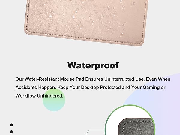 leather mouse pad