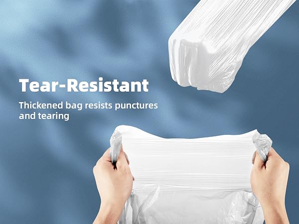 1.6 Gallon Drawstring Trash Bags