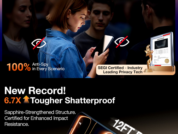 iphone 15 pro max screen protector privacy glass