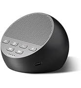 Portable Sound Machine Rechargeable White Noise Machine with 30 Soothing Sounds for Baby Kids Adu...
