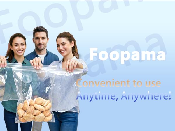 Foopama clear bags