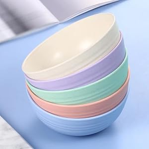 8 PACK Wheat Straw Plates