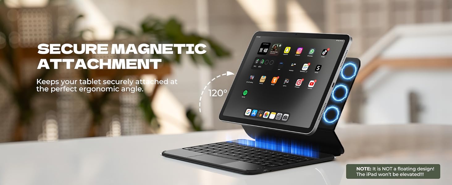 Dexnor Keyboard Case for iPad Pro 11 inch 4th/3rd/2nd/1st Gen