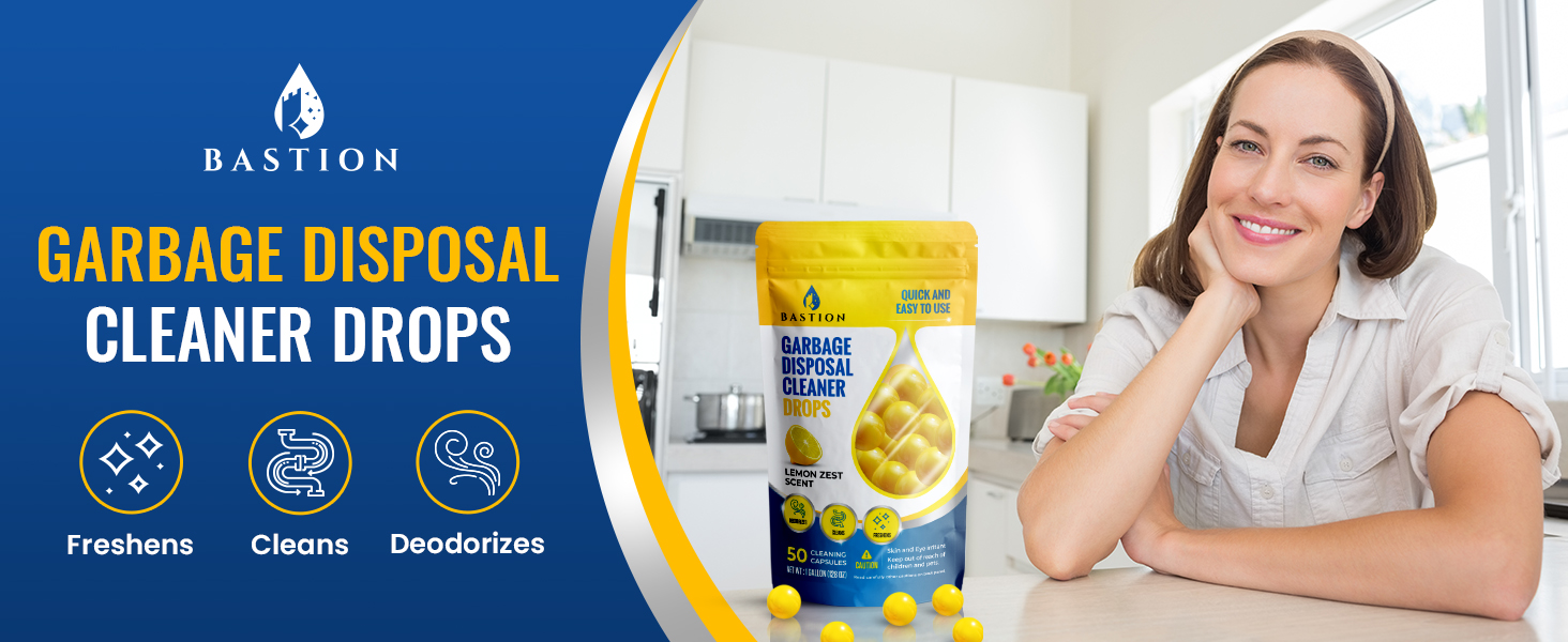 Bastion Garbage Disposal Cleaner Lemon Drops