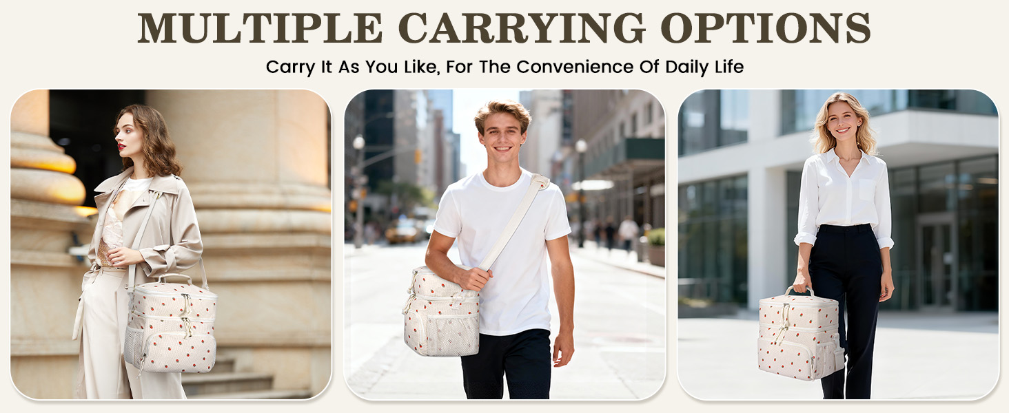 HowFly Corduroy Insulated Lunch Bag