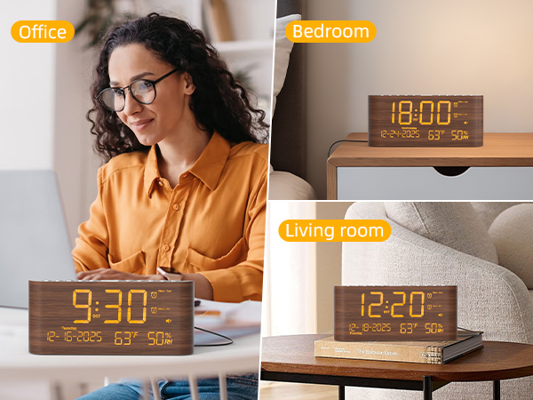 large number digital clock