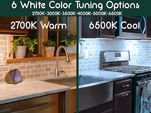 Smart Lighting Under Cabinet Lighting Puck Lights Alexa Lights Bar Lights Cabinet Lights CRI