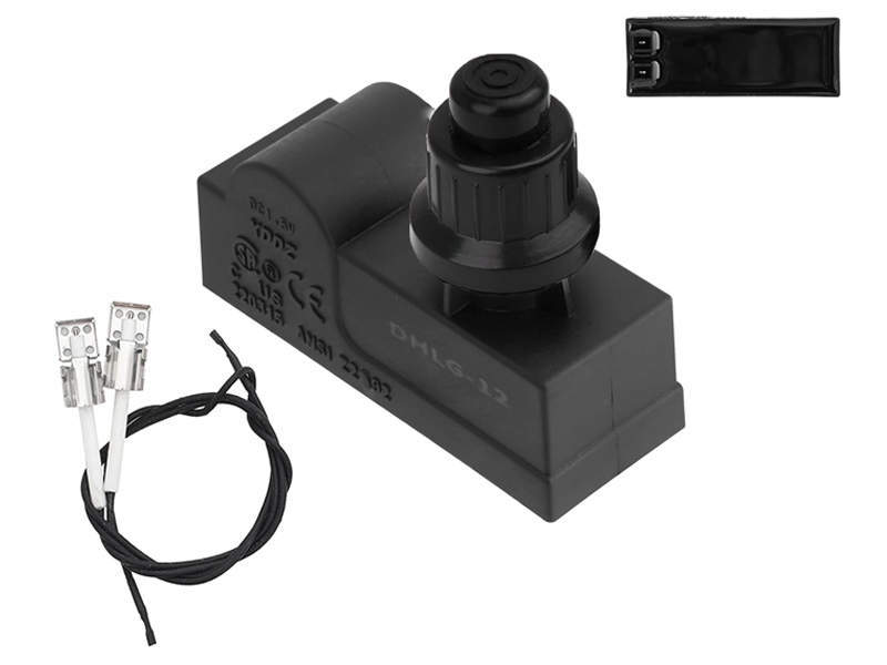 DHLG-12 Grill Igniters for Charbroil Ignitor Replacement Kit, 2 Outlets AAA Battery Push Button