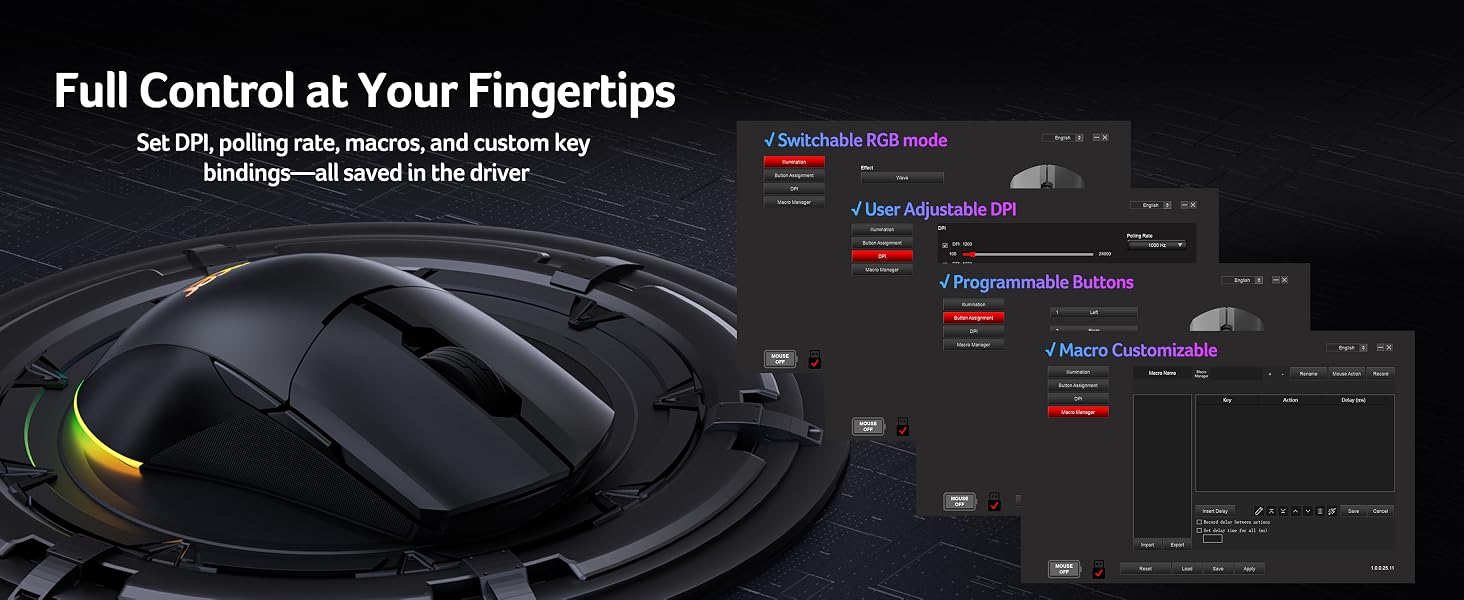 Full Control at Your Fingertips