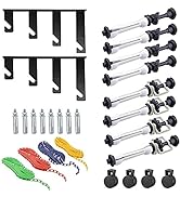 Photography Backdrop Wall Mount Roller System 4 Support Rollers, Manual Photo Background Ceiling ...