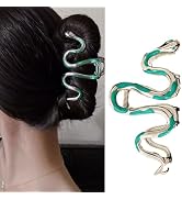 Halloween Claw Clips Green Snake Hair Clips Goth Hair Accessories Unique Halloween Hair Accessori...