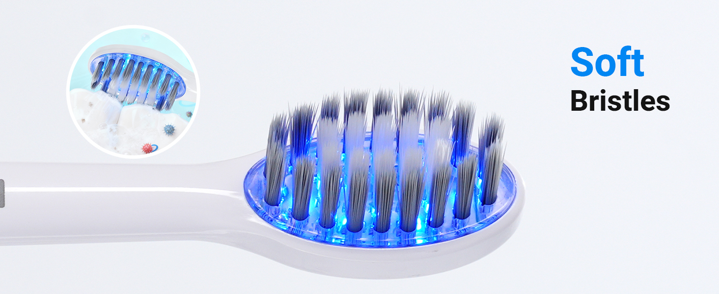 2 (Blue led) Brush Heads for Adults