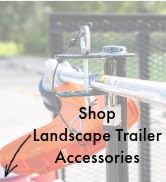 enclosed landscape trailer closed landscape trailer accessories trimmer holders