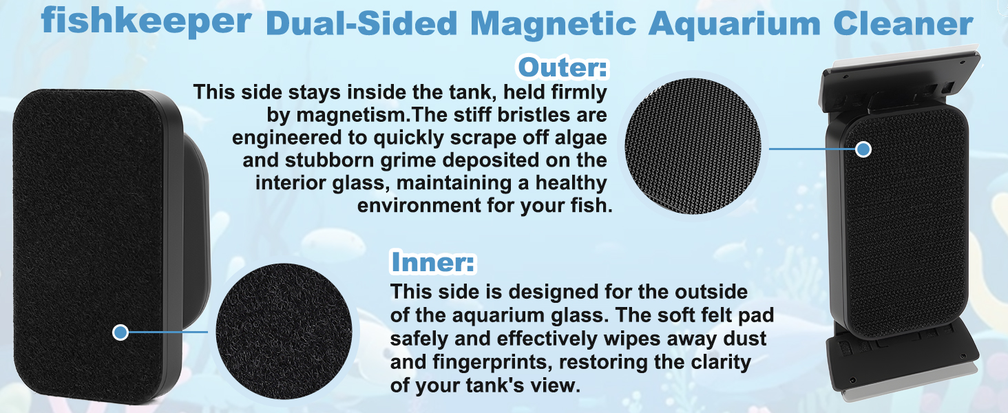 Fish Tank Algae Magnet Cleaning Tool