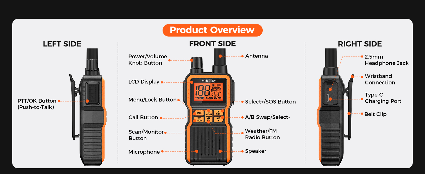MK108 Two Way Radio