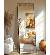 Full Length Mirror, Black Standing Mirror, 70