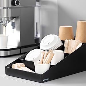 coffee maker organizer station