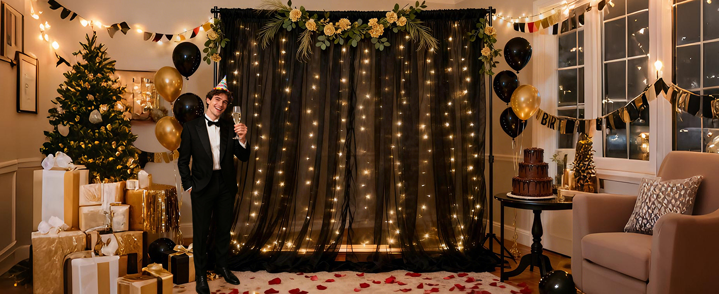 Tulle Backdrop Curtain