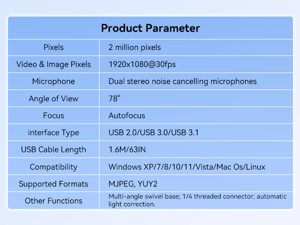 30fps built c925e camra portable gooseneck computers microphne philips usb-c microphone