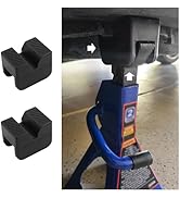 2PCS Slotted Pinch Weld Jack Pad,Rubber Pinch Weld Jack Adapter Provides Cushioning and Non-Slipp...