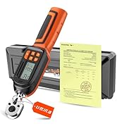 SUZUME 1/4 Torque Wrench Digital (1.1-22.2 Ft.Lb/ 1.5-30 N.m) Data Storage Digital Torque Wrench ...