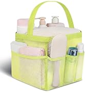 Attmu Mesh Shower Caddy Portable for College Dorm Room Essentials with 8 Pockets, Hanging Shower ...