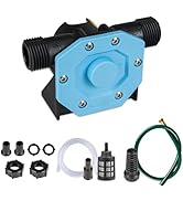 KITLUCK Hand Drill Pump, 750GPH Drill Powered Water Transfer Pump with Water Hose, Oil Tube and A...
