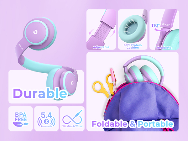 kids Bluetooth headphones