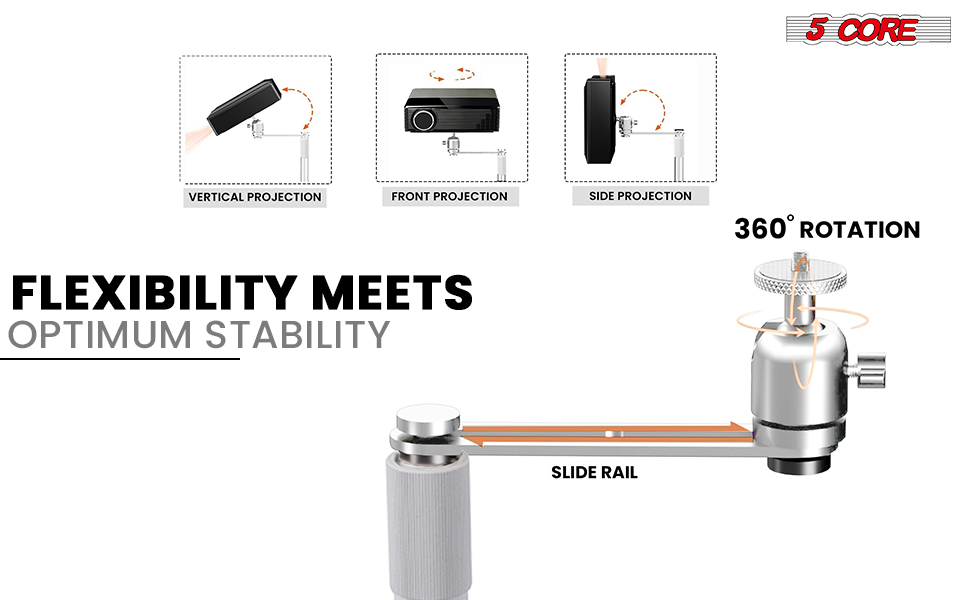 Projector Stand Extra Features