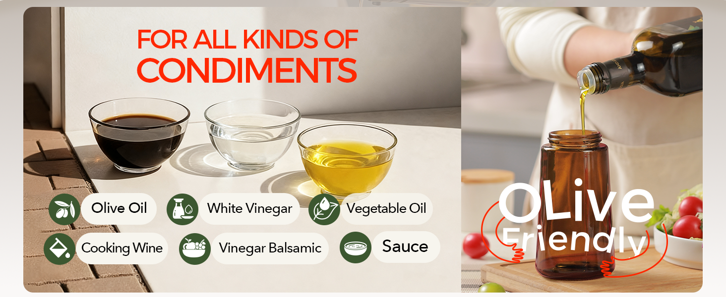 for all kinds of condiments