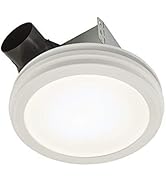 Broan-NuTone AER110SLW Energy Star Certified Bath Fan, Medium, White, 105 Sq Ft Rooms