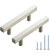 30 Pack Brushed Nickel Kitchen Cabinet Drawer Pulls Kitchen Cabinet Handles for Cupboard 5 Inch C...