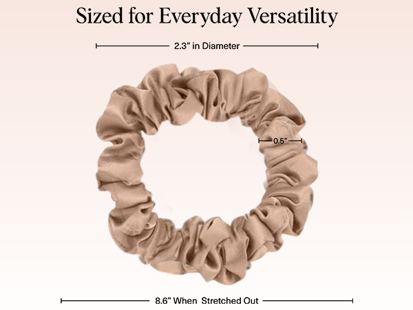 Kitsch Ultra Petite Satin Scrunchies for Women