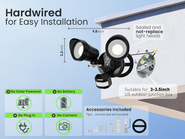 motion sensor outdoor lights