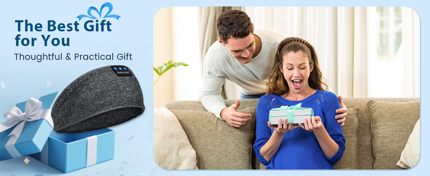 Stereo Speaker Microphone for Workout Jogging Yoga Insomnia Air Travel Meditation Unique Gifts Gray