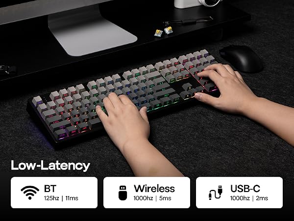 TH108 Wireless Gaming Keyboard