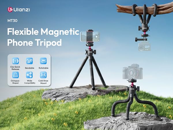 MT91 CKa Quick Release Octopus Tripod Flexible Setup