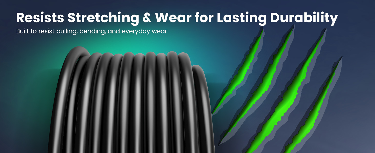 Resists Stretching &amp; Wear for Lasting Durability