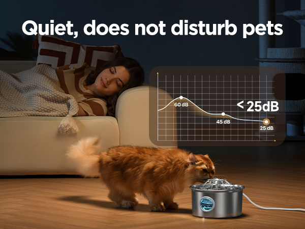 automatic cat water fountain