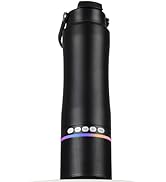 KAKULO Travel Mug with Portable Bluetooth Speaker - Modular Steel Water Bottle w/Handle, BT5.3, T...