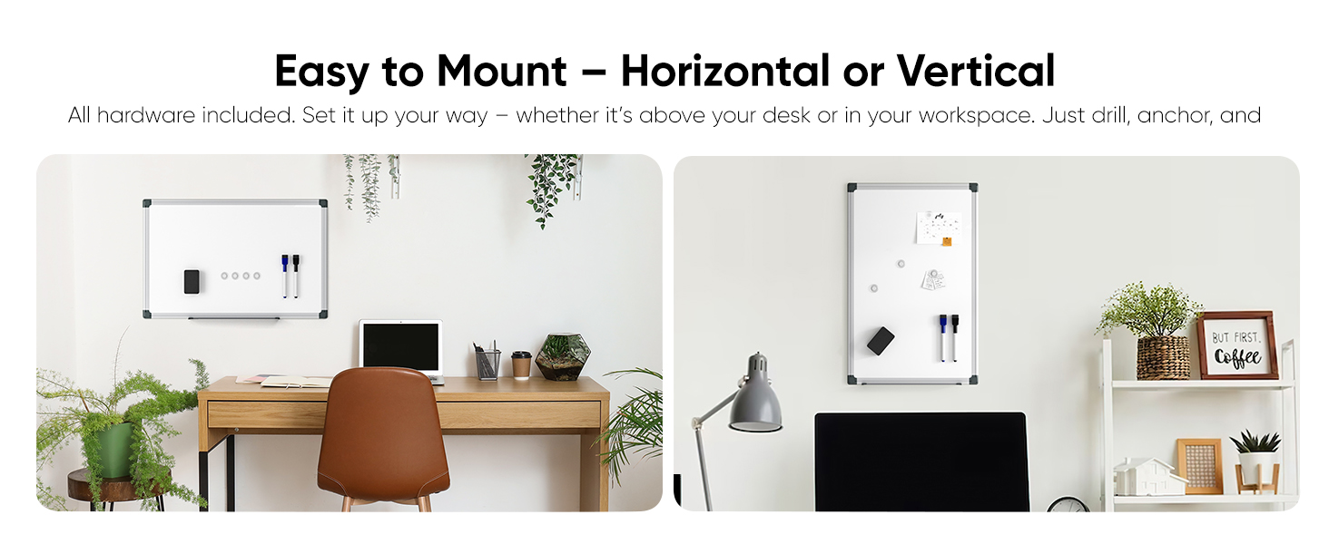 VUSIGN dry erase board Meeting Different Needs