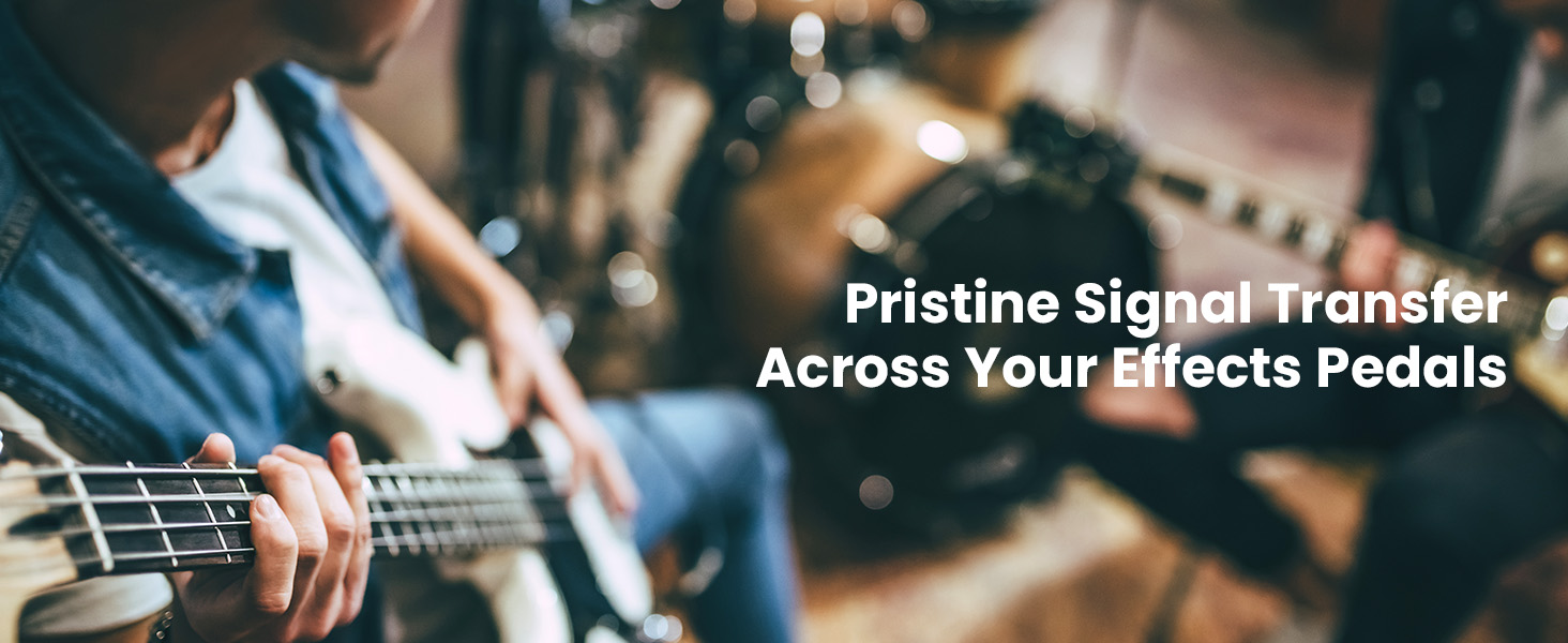 Pristine Signal Transfer Across Your Effects Pedals
